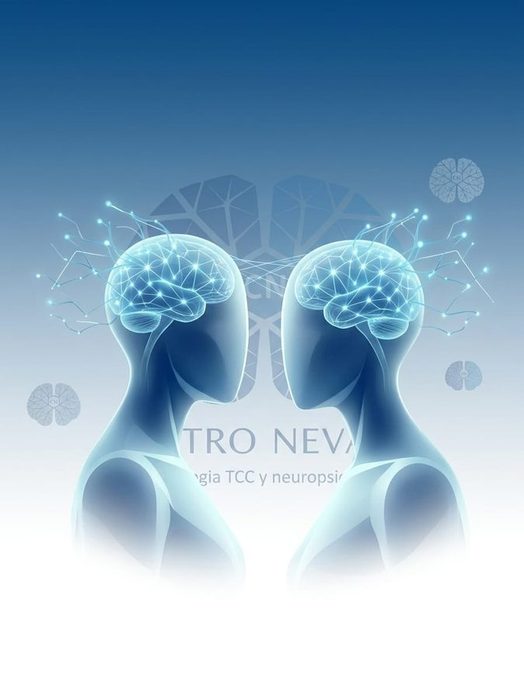 Ilustración cerebro humano — neuropsicología clínica